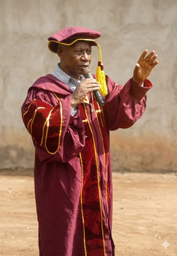 Prof Paul in Academic Regalia