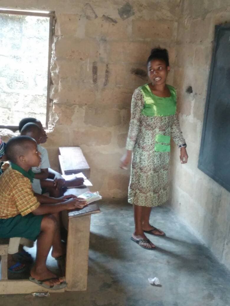 Teacher teaching